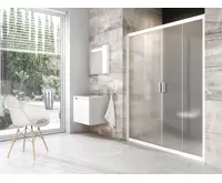 Ravak Sprchové dveře BLIX BLDP4-190 bílá+Grape * Ravak Sprchové dveře BLIX BLDP4-190 bílá+Grape *