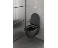 GSI PURA závěsná WC mísa, Swirlflush, 36x50cm, černá dual-mat (4)