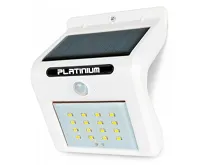 Platinium Nástěnné solární LED světlo s detektorem pohybu - bílé
