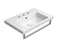 GSI NORM keramické umyvadlo 60x40cm, 3 otvory, bílá ExtraGlaze (2)