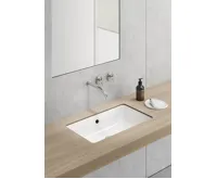 GSI KUBE X keramické umyvadlo 60x37cm, zápustné, broušená spodní hrana, bílá ExtraGlaze (5)