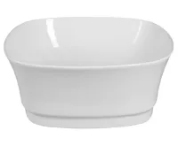 SAPHO IDEA keramické umyvadlo na desku 42x42cm, bílá (7)