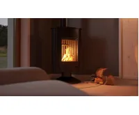 HS Flamingo Krbová kamna MASTERFLAMME ® Medie II, černá (32)