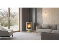 HS Flamingo Krbová kamna MASTERFLAMME ® Piccolo II, olivová (16)