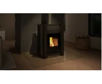 HS Flamingo Krbová kamna AQUAFLAM VARIO ® KALMAR 11/5kW šedá, elektronická regulace (17)