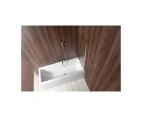 AQUALINE VILMA vanová zástěna 600x1400mm, chrom, pravá, sklo matné (1)