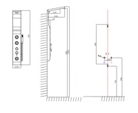 AQUALINE YUKI sprchový panel 210x1400mm, bílá mat (10)