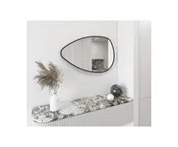 SAPHO STEN zrcadlo v rámu 80x51cm, černá mat (1)