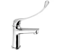 BRUCKNER SCHMITZ stojánková umyvadlová baterie, lékařská páka, chrom BRUCKNER SCHMITZ stojánková umyvadlová baterie, lékařská páka, chrom