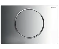 GEBERIT ovládací tlačítko Sigma10, pro splachování Start/Stop, plast chrom lesk