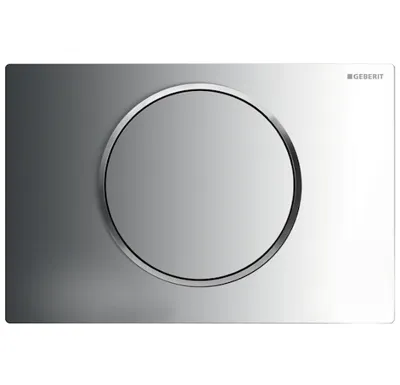 GEBERIT ovládací tlačítko Sigma10, pro splachování Start/Stop, plast chrom lesk