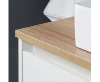 Opto, koupelnová skříňka, bílá, 2 zásuvky, 1010x580x458 mm (3)