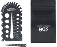 BGS Měrka šroubů a závitové měrky ,  palcové velikosti,  1/4" - 2" - BGS 74248 (6)