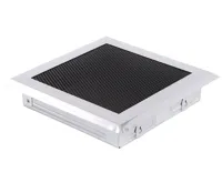 HS Flamingo Krbová mřížka 16x16 cm, chrom