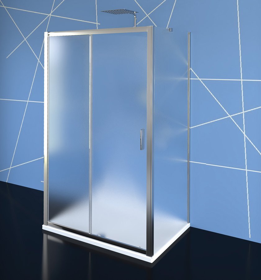 POLYSAN EASY třístěnný sprchový kout 1100x1000mm, L/P varianta, sklo Brick