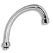 NOVASERVIS Výtokové ramínko horní 16 cm chrom - RAM1274,0