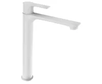 SAPHO PAX stojánková umyvadlová baterie vysoká, prodloužená hubice, bílá mat SAPHO PAX stojánková umyvadlová baterie vysoká, prodloužená hubice, bílá mat