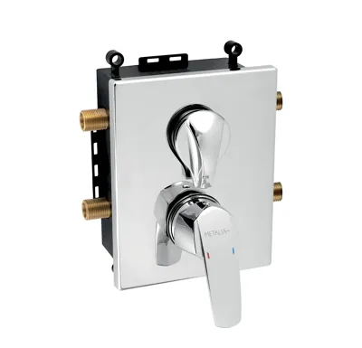 NOVASERVIS Podomítková baterie s boxem 2 vývody - BOX56052R,0