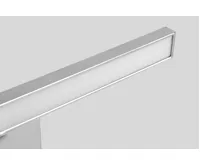 AQUALINE SERAPA LED svítidlo, 9W, 230V, 600x40x100mm, IP44, hliník, chrom (3)