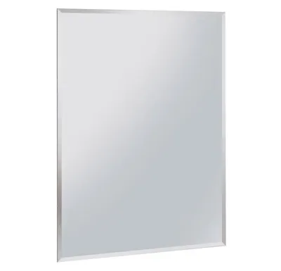 AQUALINE Zrcadlo s fazetou 60x70cm, bez úchytu