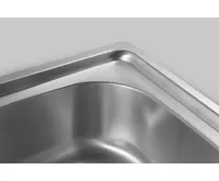 AQUALINE Nerezový vestavný dřez, dvojitý 81x18x46cm (4)