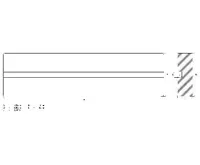 BGS Gumová podložka, s drážkou, pro zvedací plošiny, 373 x 100 x 35 mm (1)