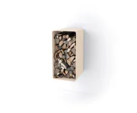 HS Flamingo Stojan na dřevo FLAMINGO DELUXE ® 1, krémová (Malia)