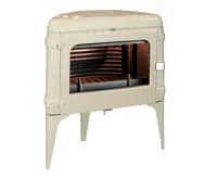 HS Flamingo Invicta LUNA krémová-smalt 6182-46 Krbová kamna