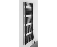 AQUALINE DIRECT-E elektrické otopné těleso rovné 600x1680 mm, 800 W, černá (3)