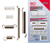BGS Pružiny pr. 4, - 9,5 mm, sada 200 dílů BGS Pružiny pr. 4, - 9,5 mm, sada 200 dílů