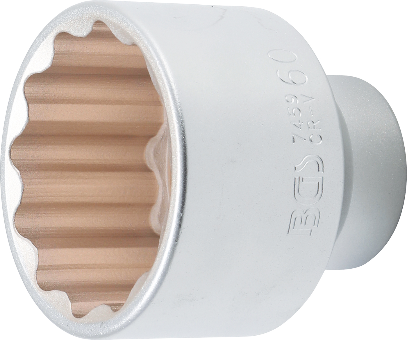 Bgs nástrčná hlavice dvanáctihranná, 20 mm (3/4"), 60 mm
