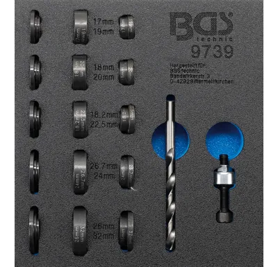 BGS Děrovače, pro parkovací senzory, O 17 - 32 mm, sada