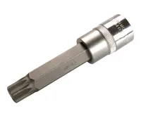 BGS Hlavice nástrčná, délka 100 mm, 12,5 mm (1/2&quot;), vnitřní tisícihran (pro XZN) s otvorem