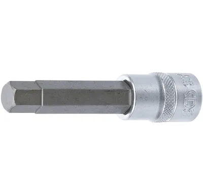 BGS Hlavice nástrčná, délka 100 mm, 12,5 mm (1/2"), vnitřní šestihran 13 mm