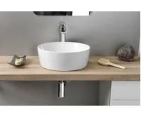 GSI NUBES keramické umyvadlo na desku průměr 40cm, bílá ExtraGlaze (5)