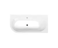 POLYSAN ASTRA R MONOLITH asymetrická vana 160x75x60cm, bílá (1)