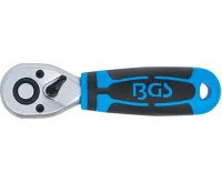 BGS Ráčna s přepínací páčkou|, 6,3 mm (1/4") -extra krátká - BGS 642 (1)