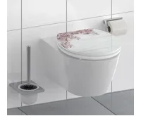 Schütte WC sedátko FLOWERS AND WOOD | MDF HG, Soft Close (4)