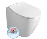 ISVEA SENTIMENTI WC mísa stojící, Rimless, 36x52 cm, spodní/zadní odpad, bílá