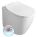 ISVEA SENTIMENTI WC mísa stojící, Rimless, 36x52 cm, spodní/zadní odpad, bílá