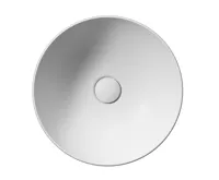 GSI NUBES keramické umyvadlo na desku průměr 40cm, bílá mat (3)