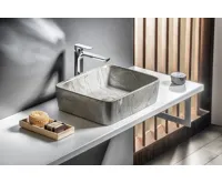 SAPHO DALMA keramické umyvadlo na desku, 48x38m, grigio (5)