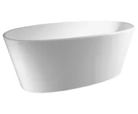 POLYSAN TESS volně stojící vana litý mramor 157x70x67cm, bílá POLYSAN TESS volně stojící vana litý mramor 157x70x67cm, bílá