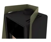 HS Flamingo Krbová kamna FLAMINGO DELUXE ® ISLAND, olivová (20)