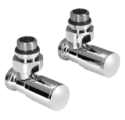 AQUALINE C-START připojovací sada ventilů ruční rohová, chrom