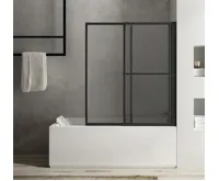 POLYSAN OLBIA vanová zástěna s pneumatickým zdvihem, š. 1230mm, černá mat, čiré sklo POLYSAN OLBIA vanová zástěna s pneumatickým zdvihem, š. 1230mm, černá mat, čiré sklo