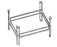 SMAVIT Podpěrná konstrukce k vanám V105x65 a V105x70