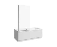 Vanová zástěna 750 mm levá/pravá, jednodílná, stříbrný lesklý profil, 6mm transparentní sklo s úpravou JIKA perla GLASS. 2572N5 Stříbrná/Dekor arctic Vanová zástěna 750 mm levá/pravá, jednodílná, stříbrný lesklý profil, 6mm transparentní sklo s úpravou JIKA perla GLASS. 2572N5 Stříbrná/Dekor arctic