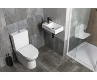 SAPHO MINOS keramické umývátko, 45x26cm, baterie vlevo, bílá (4)