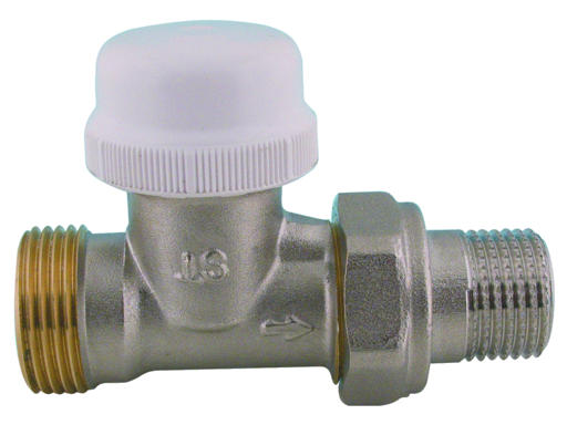 IVR termostatický ventil přímý DN 15 - 1/2" x 3/4" EK venkovní